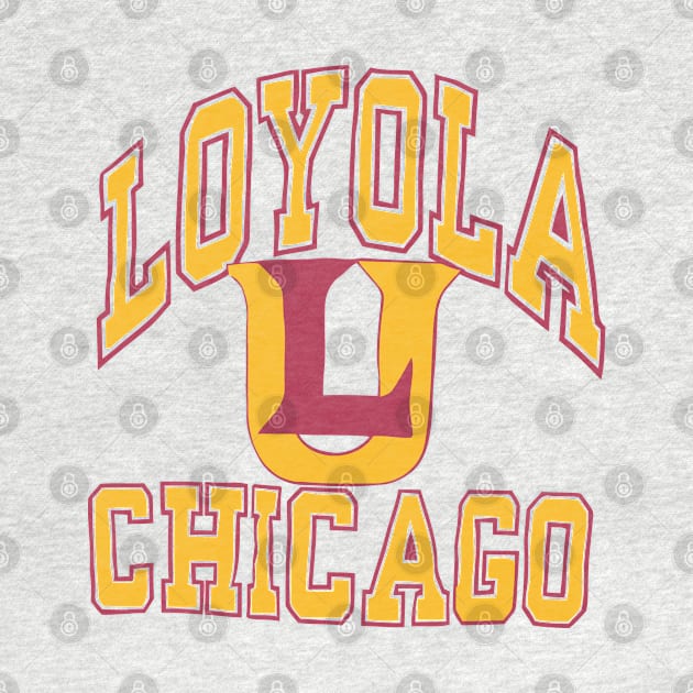 Loyola Chicago Basketball by Vamp Pattern